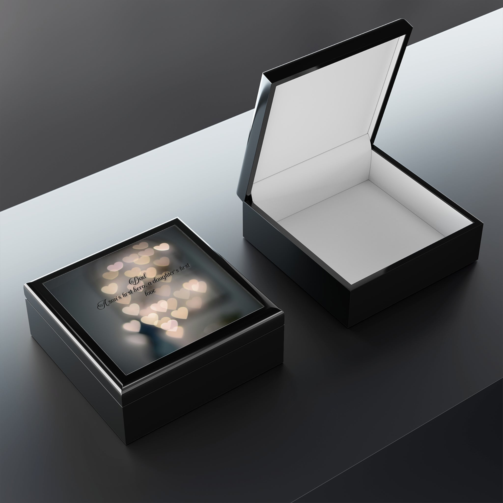 Heartfelt Jewelry Box for Dad - Inspirational Gift for Special Occasions