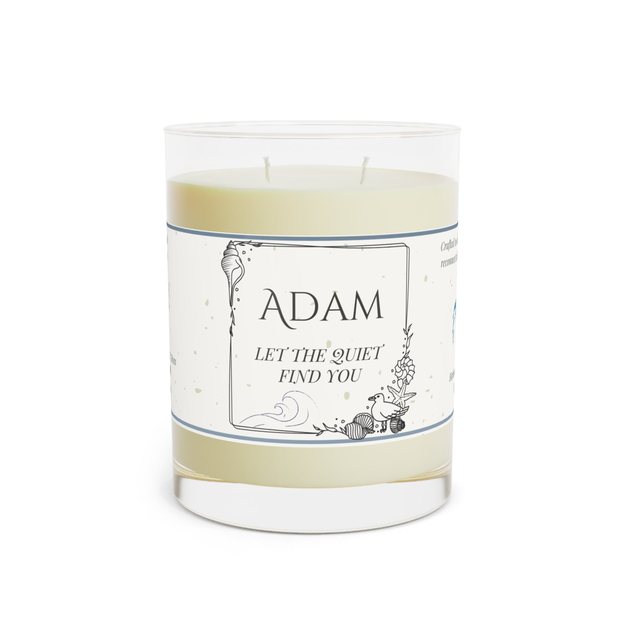 🕯️Personalized Soy Candle Gift – Custom Name & Quote – 9 oz Scented Jar with 3 Scents