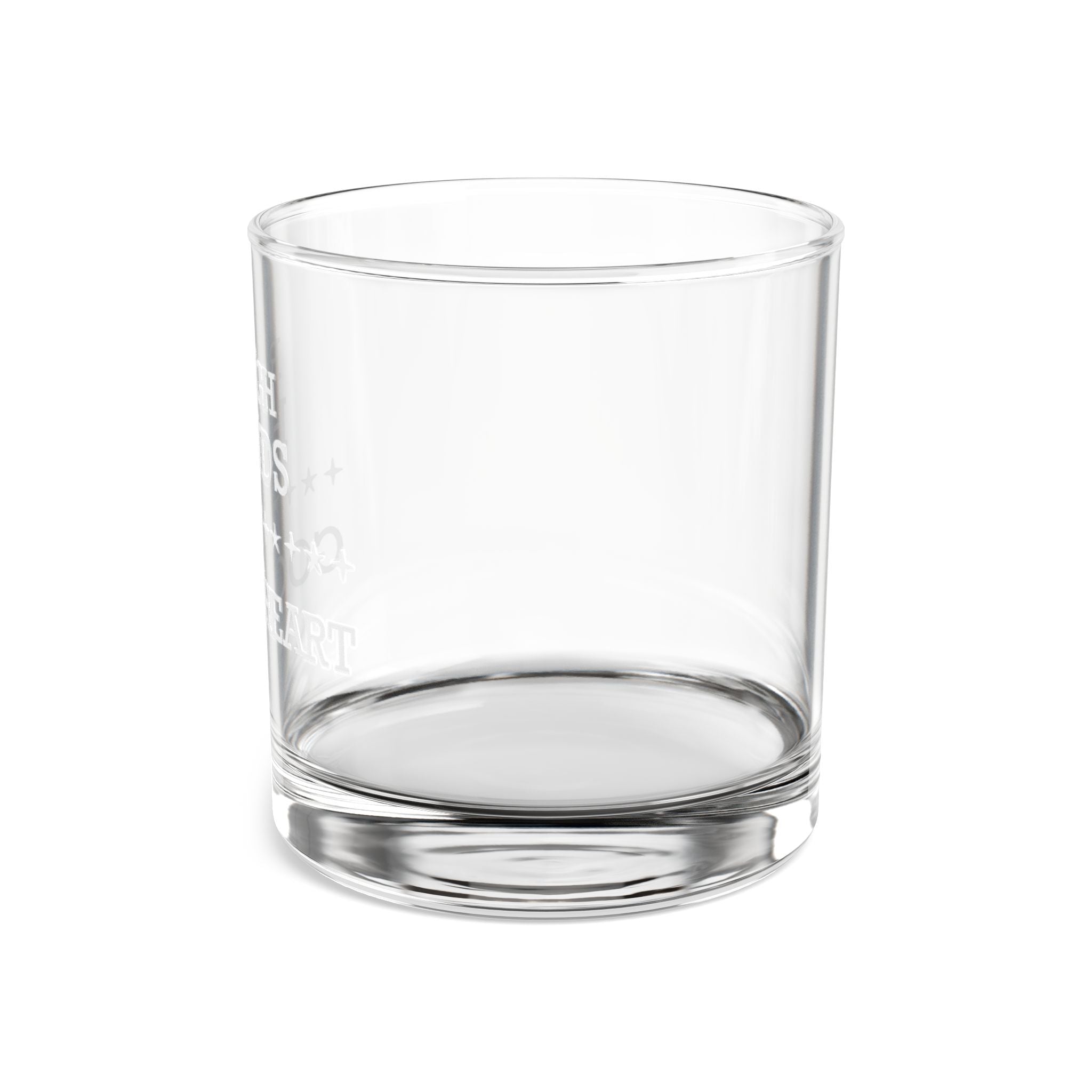 Rough Hands, Good Heart – Rustic Engraved Whiskey Glass | Gift for Husband, Dad, or Grandpa | Masculine Sentimental Barware, 10oz