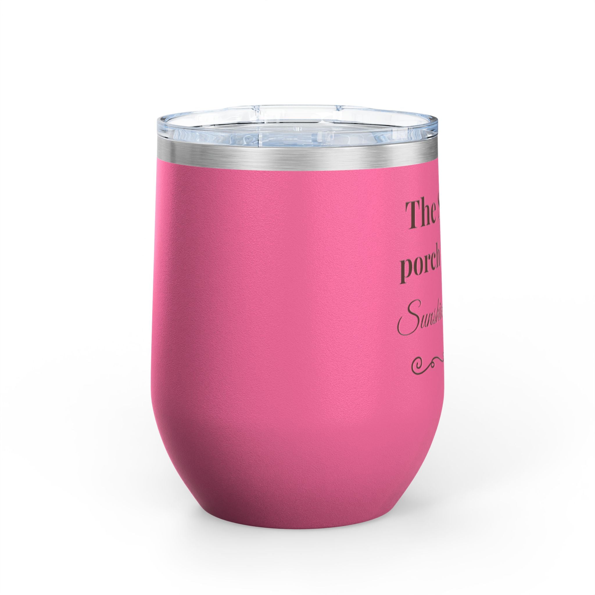 🫶 Personalized “Sunshine & Grace” Porch Tumbler – 12oz Insulated Stainless Steel Cup