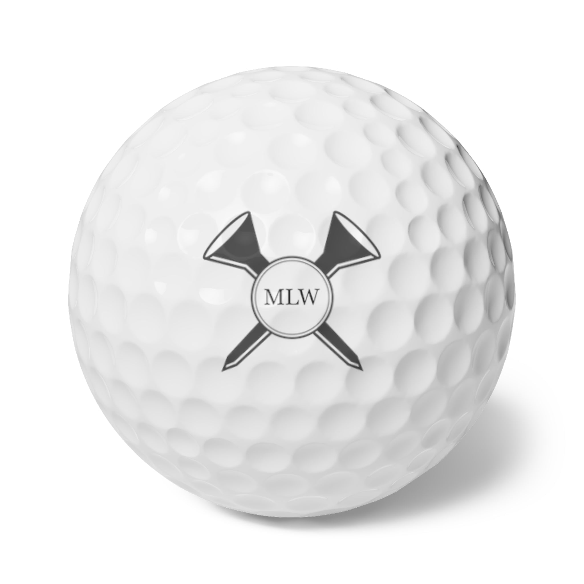 🏌️♂️ Personalized Golf Ball Set – Custom Monogram or “DAD” Design (6-Pack)