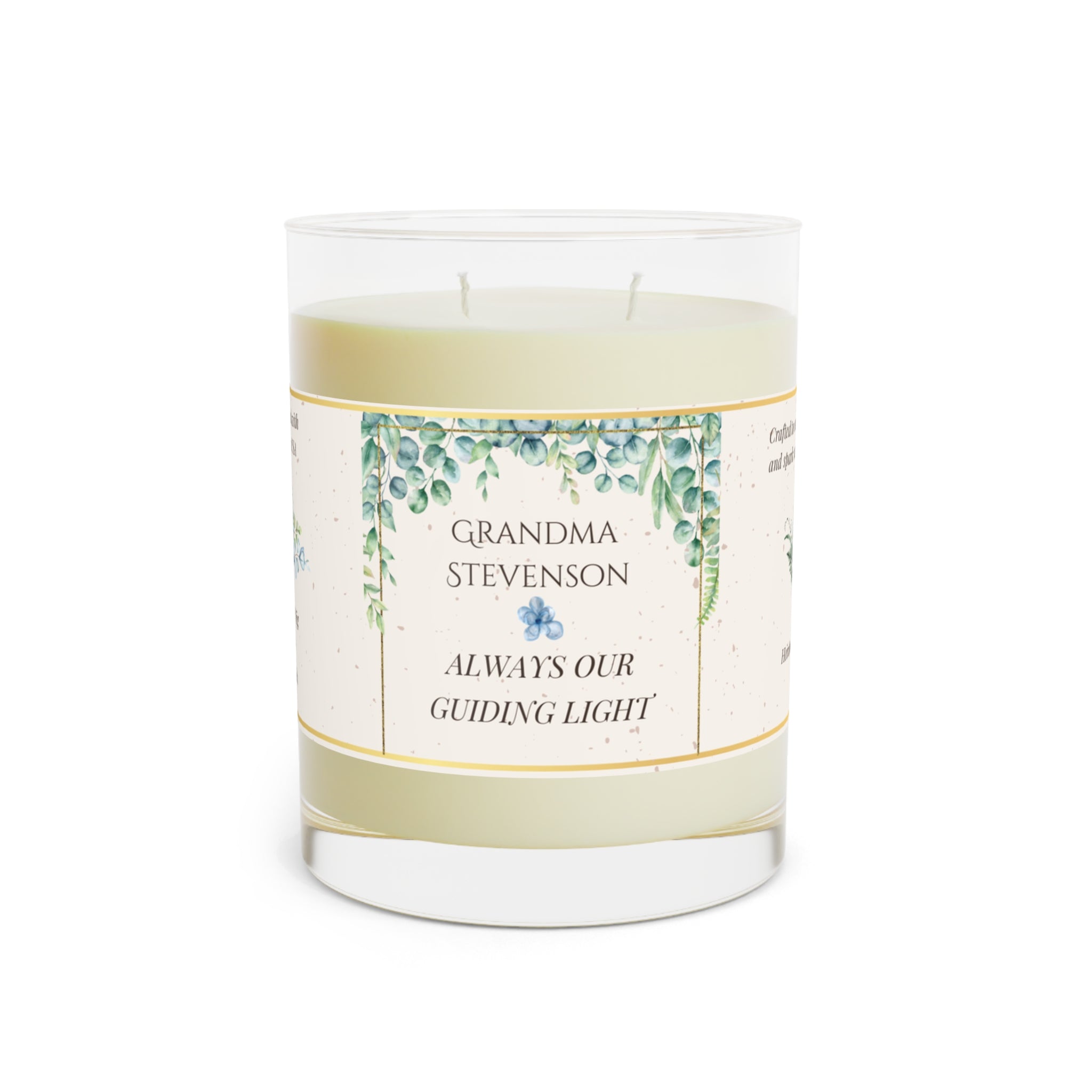 🕯️Personalized Soy Candle Gift – Custom Name & Quote – 9 oz Scented Jar with 3 Scents