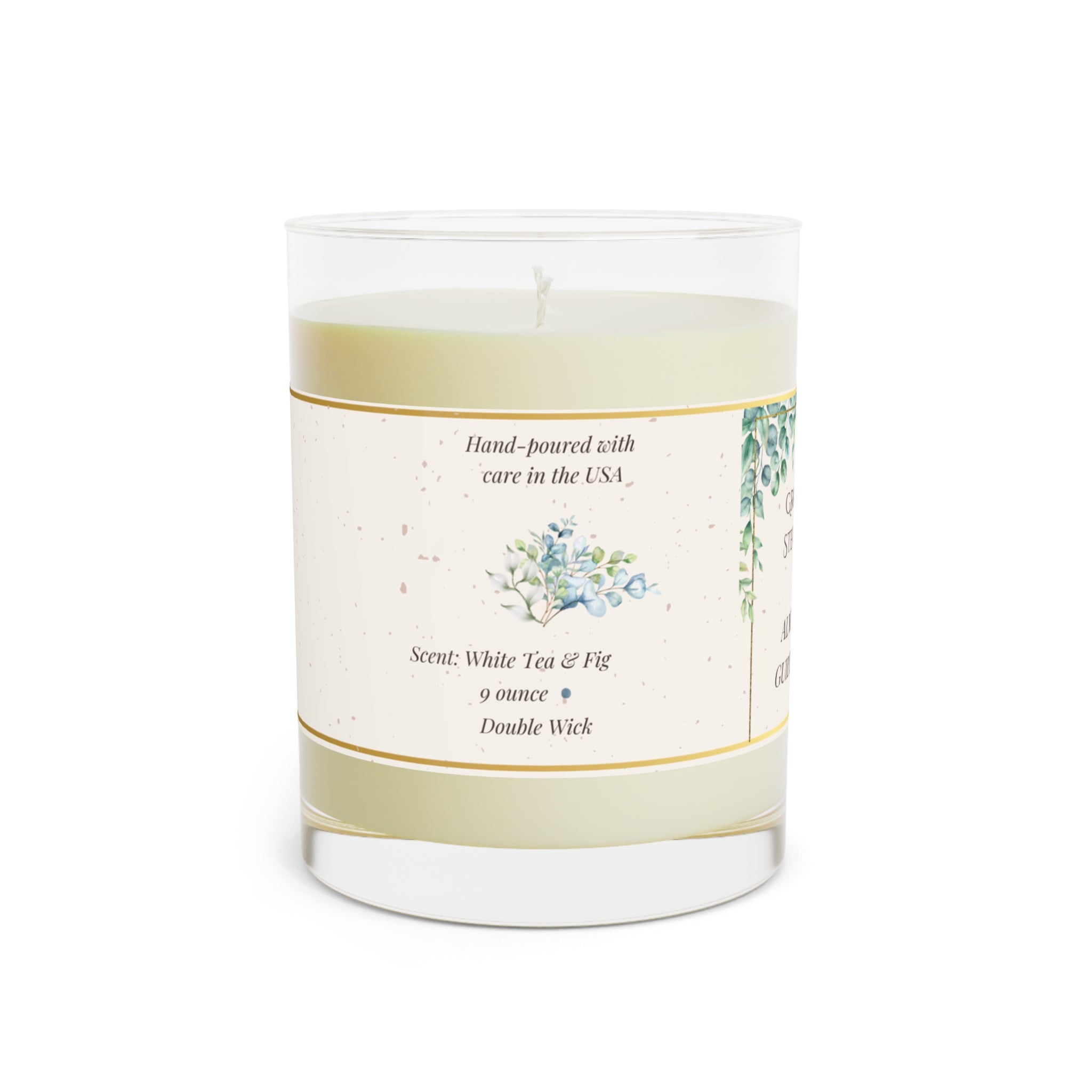 🕯️Personalized Soy Candle Gift – Custom Name & Quote – 9 oz Scented Jar with 3 Scents