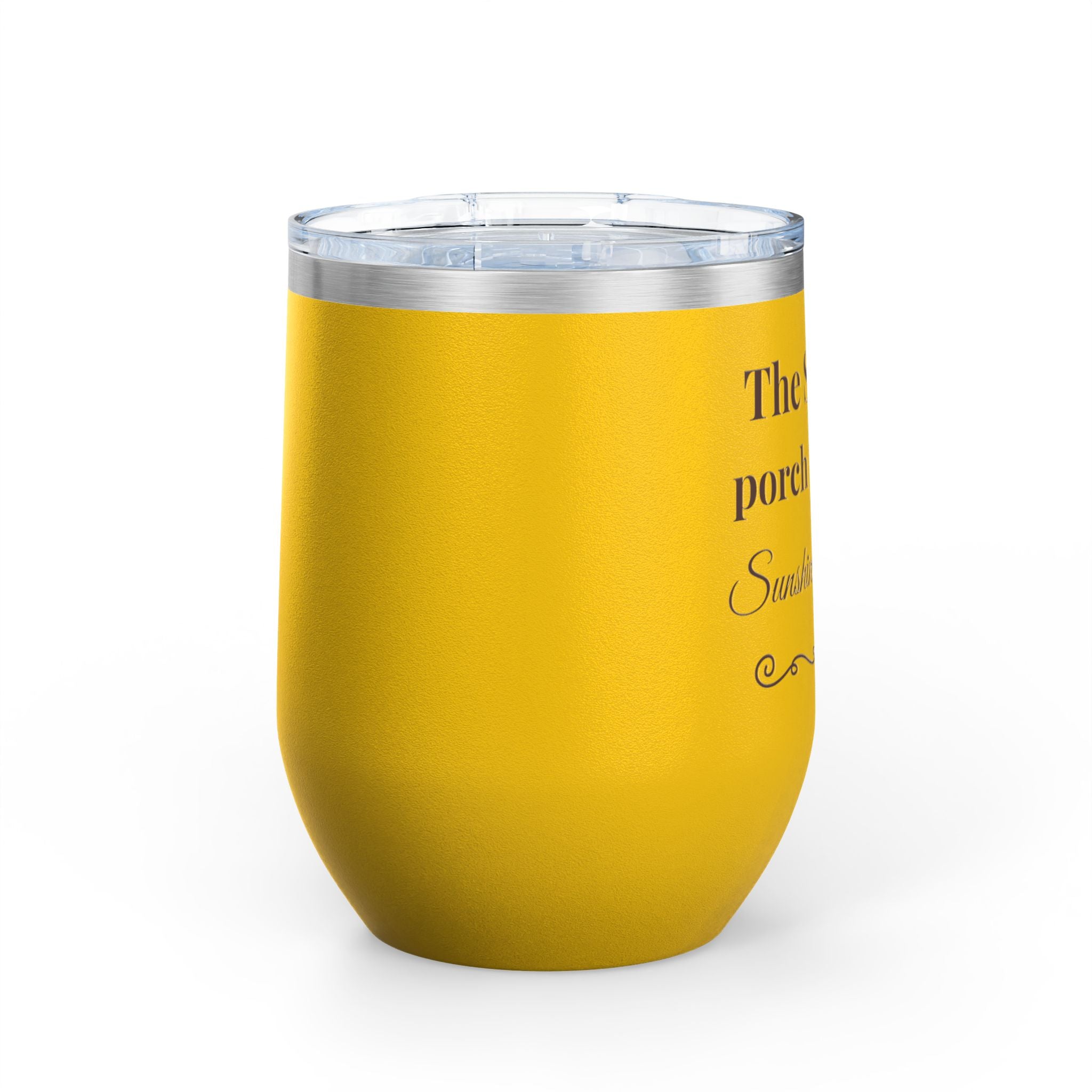 🫶 Personalized “Sunshine & Grace” Porch Tumbler – 12oz Insulated Stainless Steel Cup