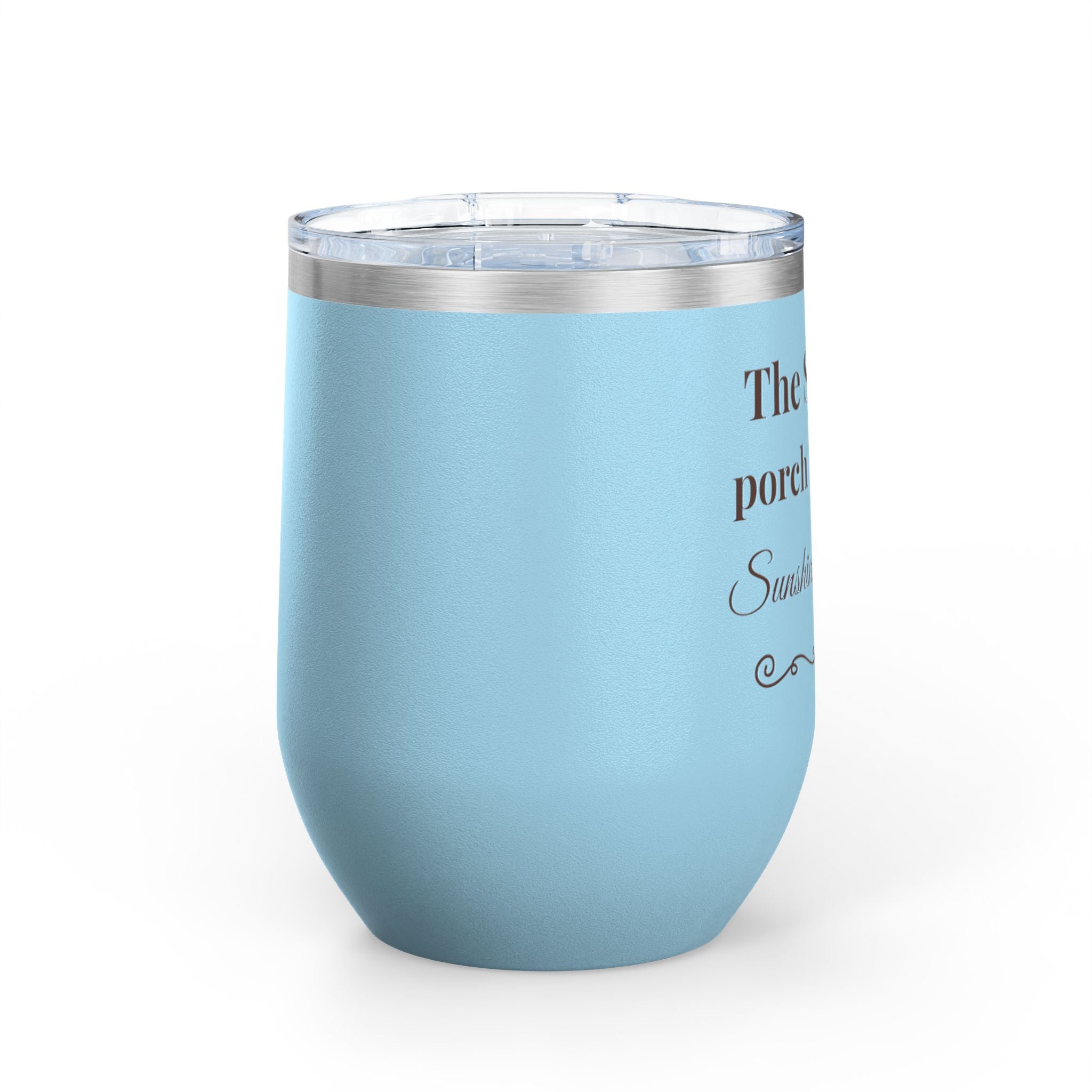 🫶 Personalized “Sunshine & Grace” Porch Tumbler – 12oz Insulated Stainless Steel Cup