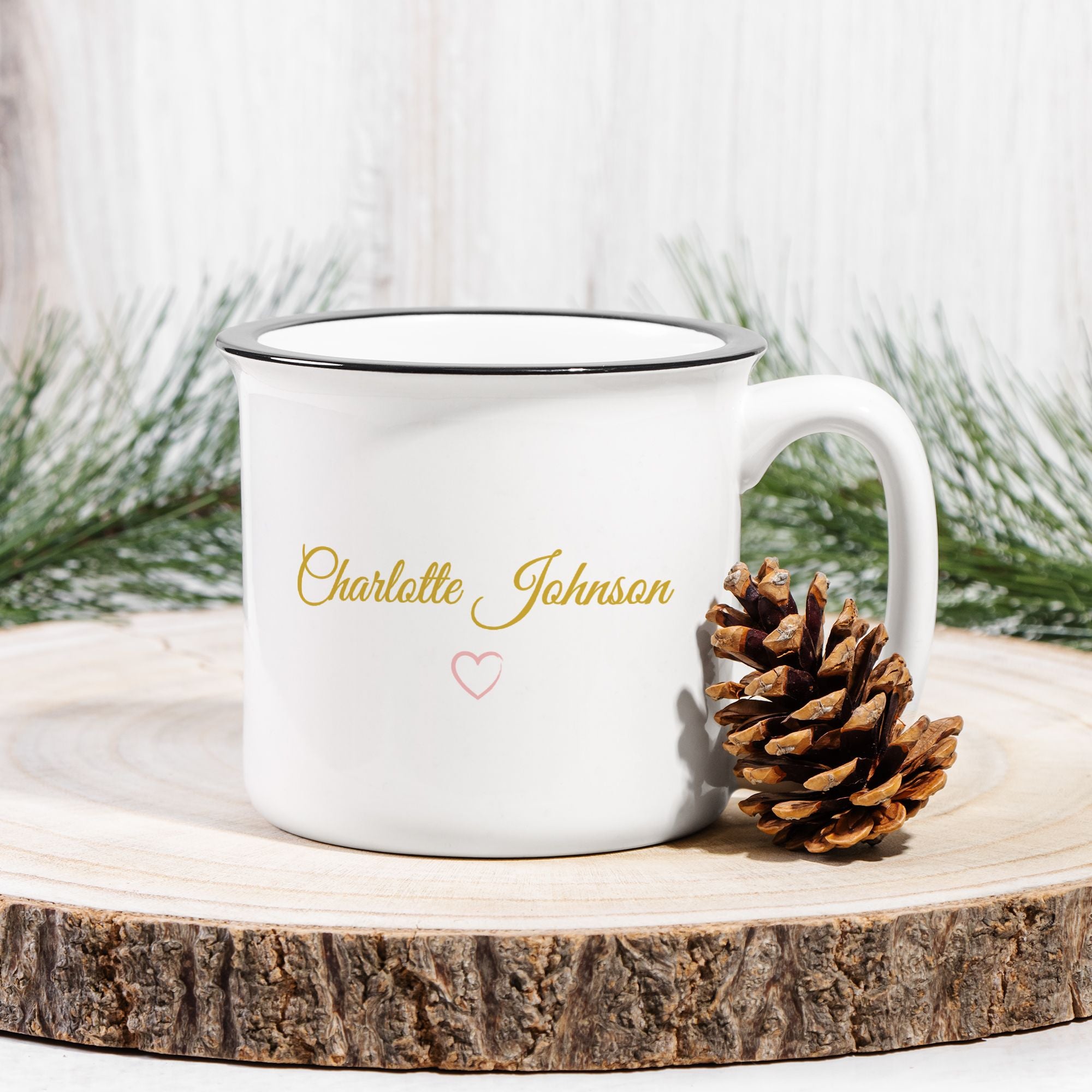 Be Your Own Hero Empowerment Mug – Personalized 13oz Ceramic Camp Mug for Self-Love, Encouragement & Gifts