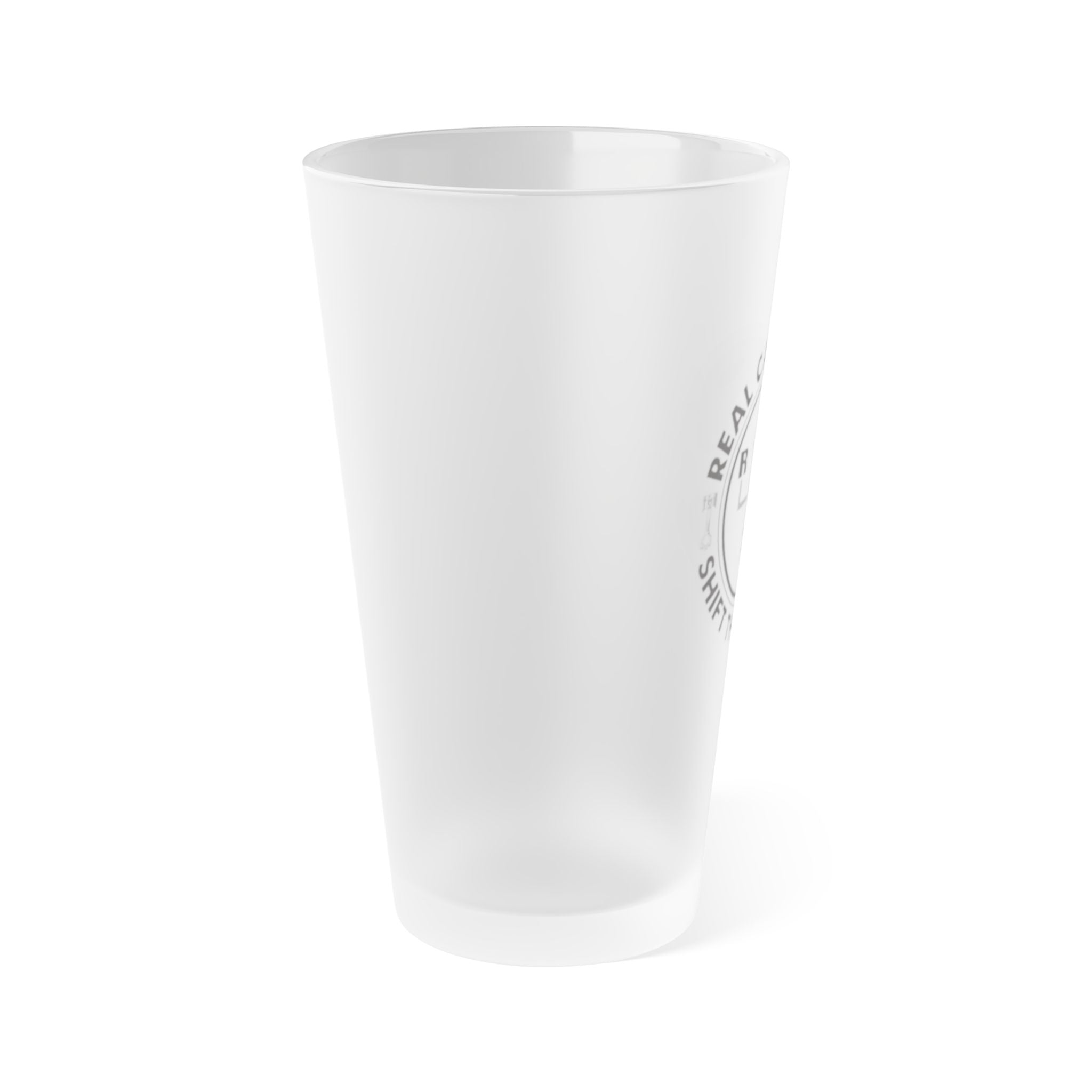 š Frosted Pint Glass ā āReal Cars Donāt Shift Themselvesā ā Manual Gear Gift for Car Lovers & Dads (16oz)