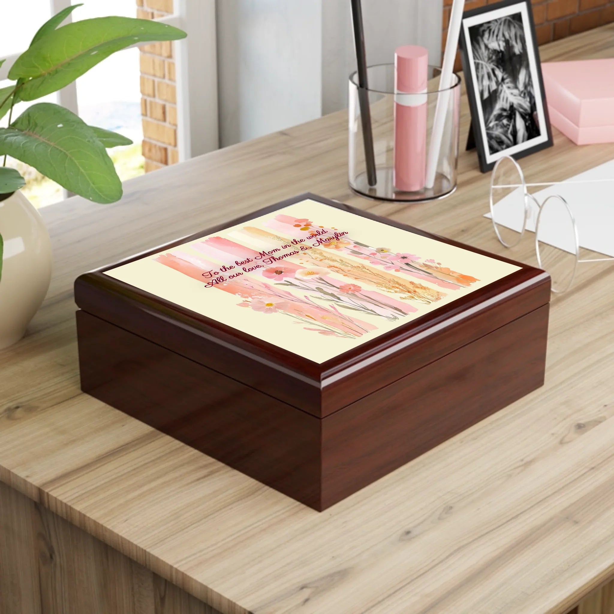 💖 Custom Mother's Day Jewelry Keepsake Box – Personalized Gift She’ll Treasure Forever