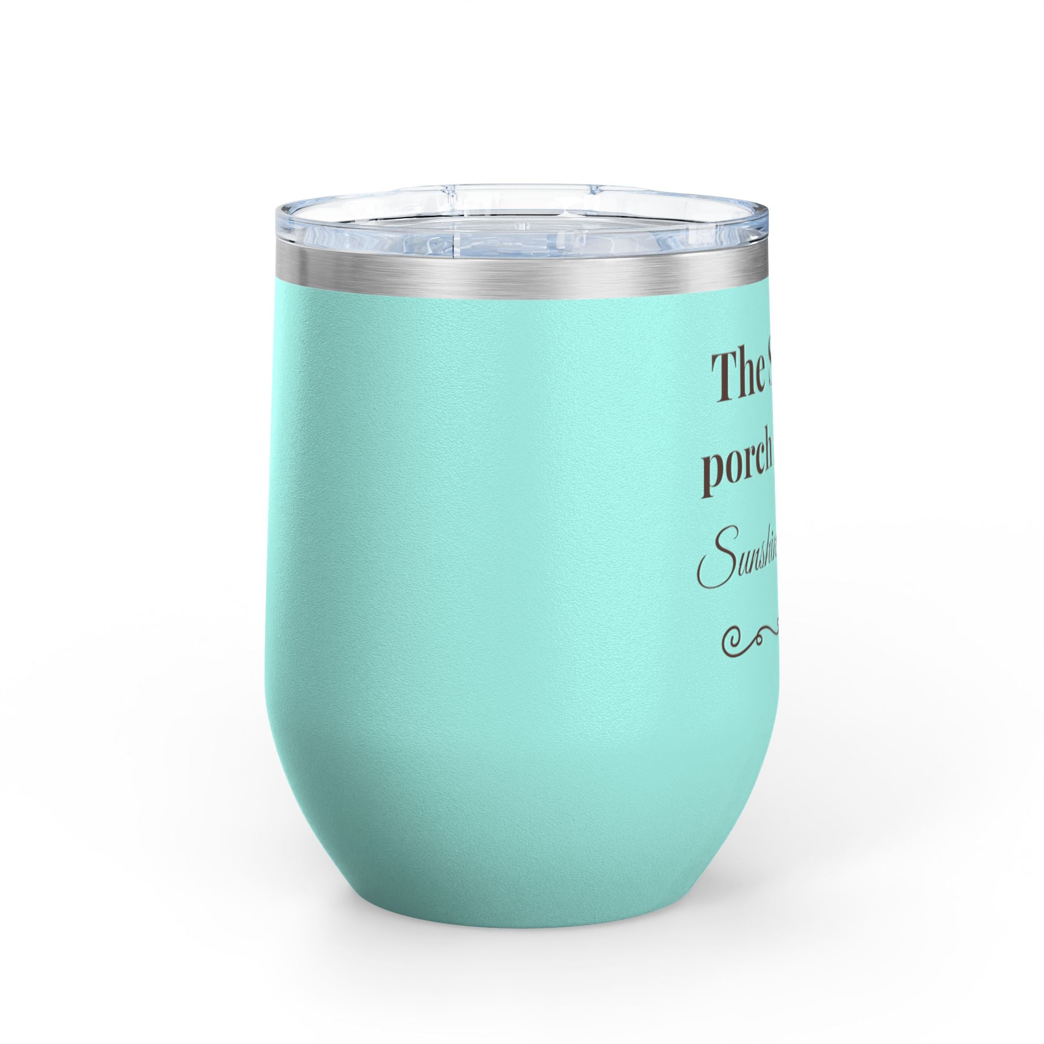 🫶 Personalized “Sunshine & Grace” Porch Tumbler – 12oz Insulated Stainless Steel Cup