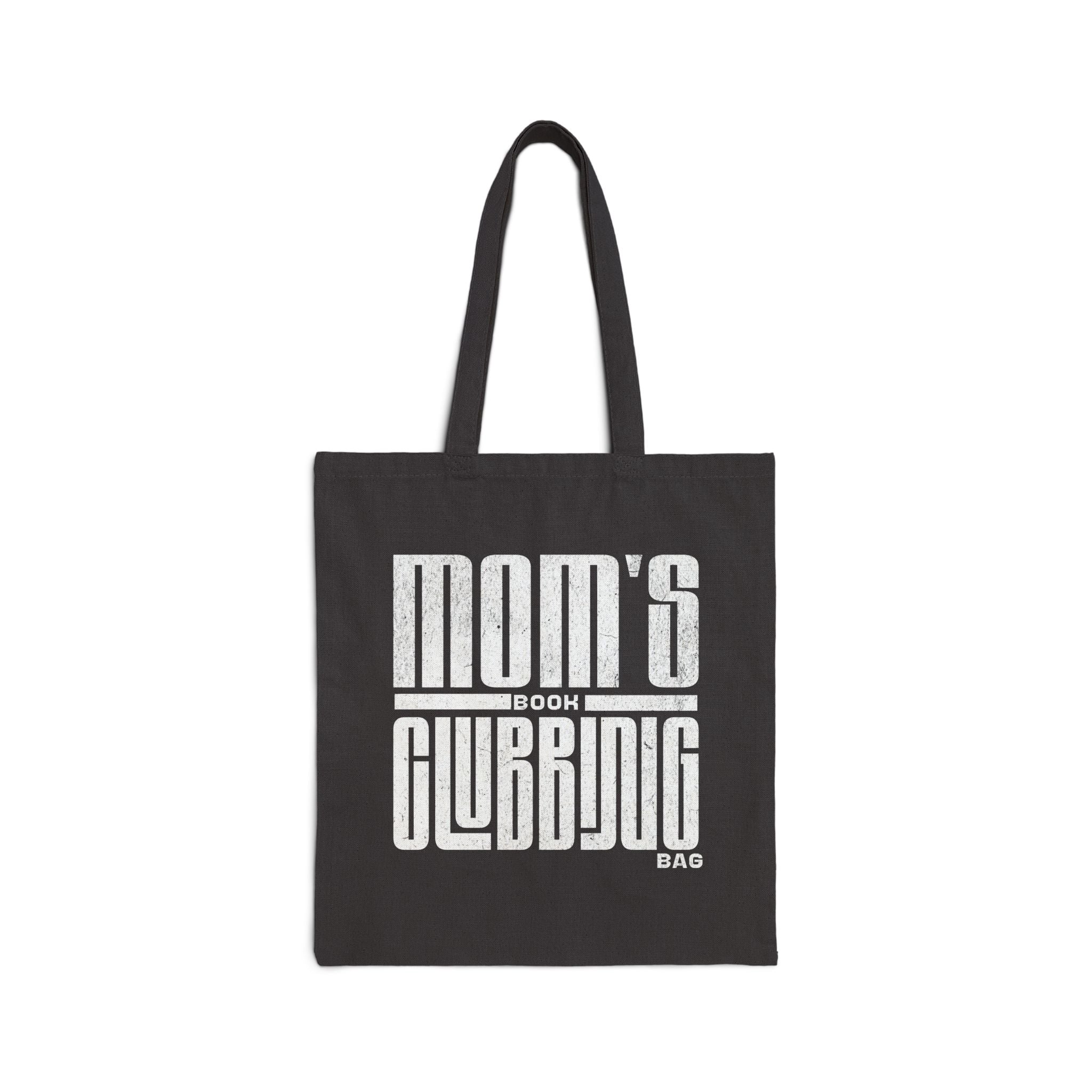 📚 Mom's Book Clubbing Canvas Tote Bag – Stylish & Functional Gift for Book-Loving Moms