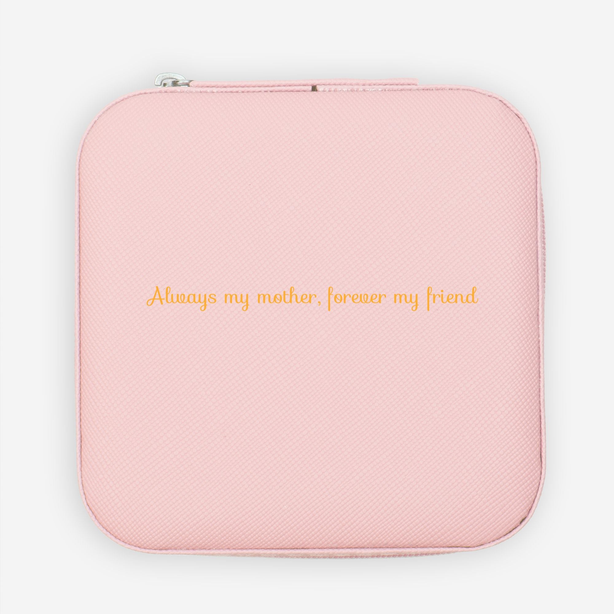 🌸 To My Mother – Jewelry Travel Case | “Always My Mother, Forever My Friend” Keepsake Gift