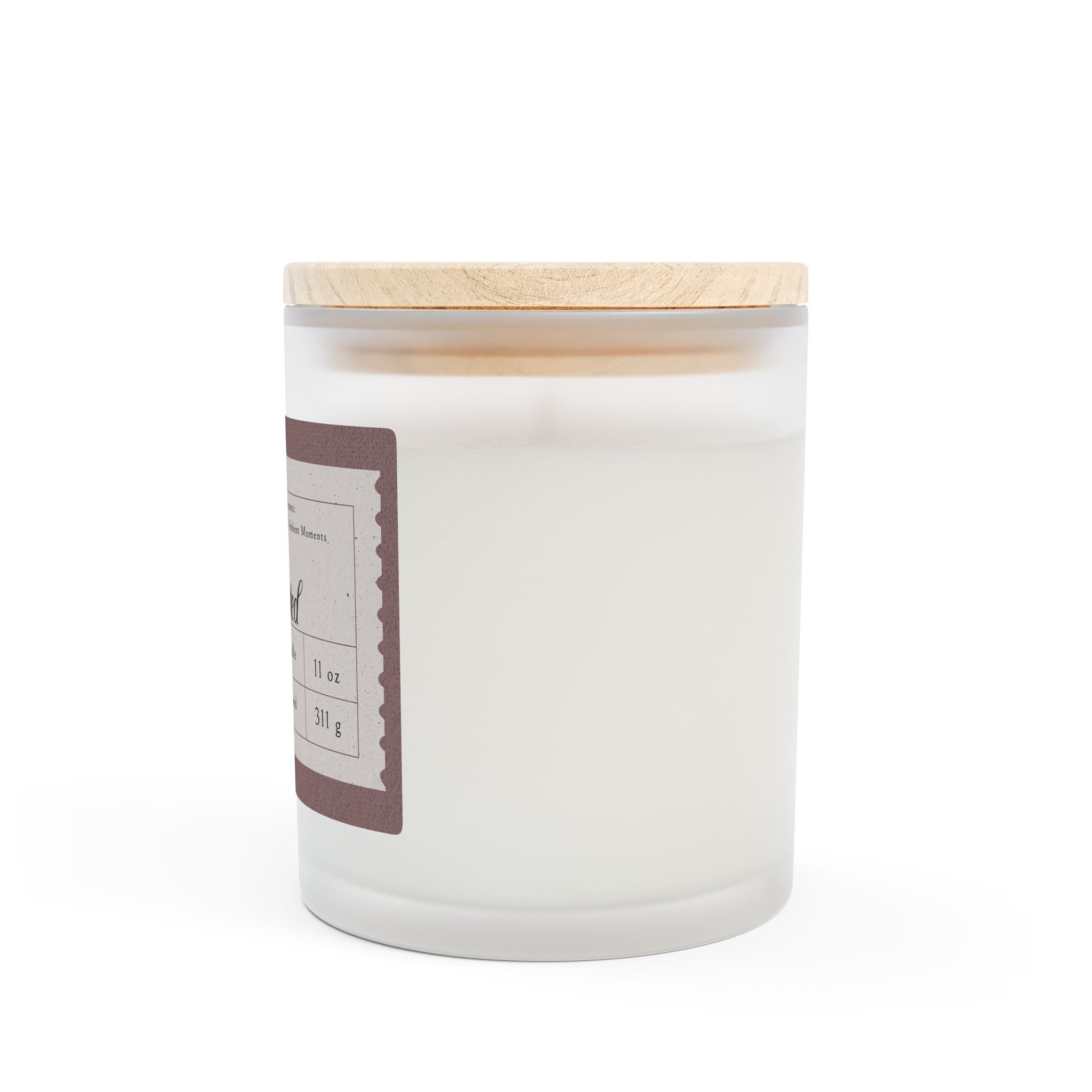 🕯️Unscented Wood Wick Candle – Pet Safe, Scent-Free Ambience | 11oz Soy Wax Gift