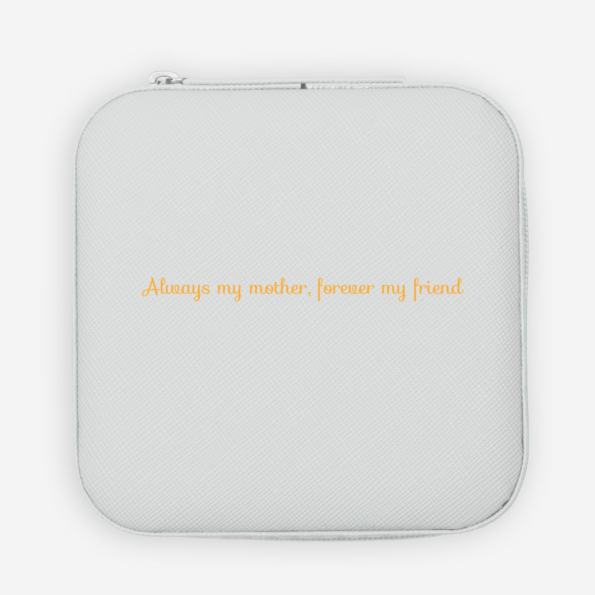 🌸 To My Mother – Jewelry Travel Case | “Always My Mother, Forever My Friend” Keepsake Gift