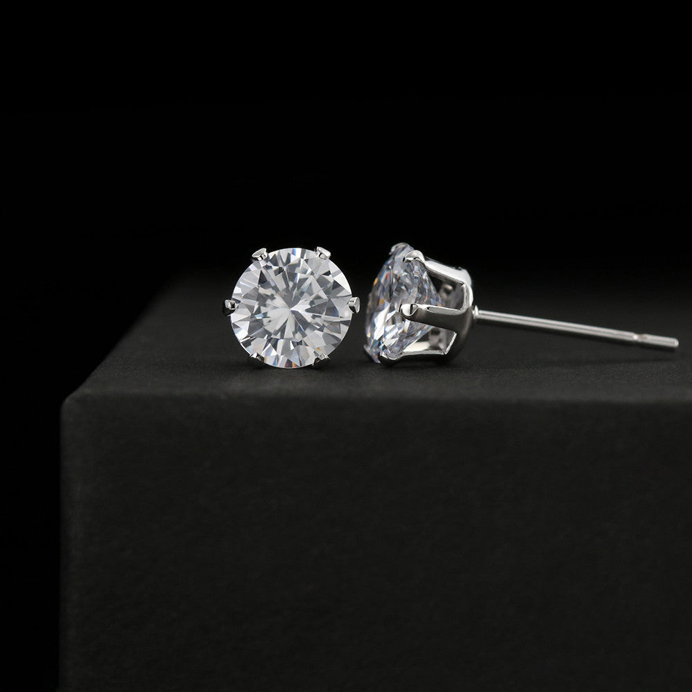 💎 Cubic Zirconia Stud Earrings – With Qualified Purchase | Elegant Bonus Gift