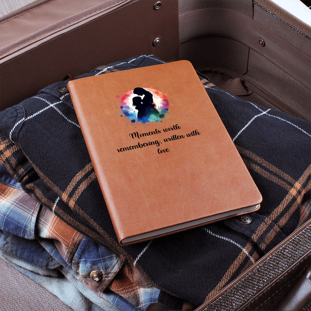 š Mother's Journal ā Vegan Leather Notebook | āMoments Worth Remembering, Written with Loveā