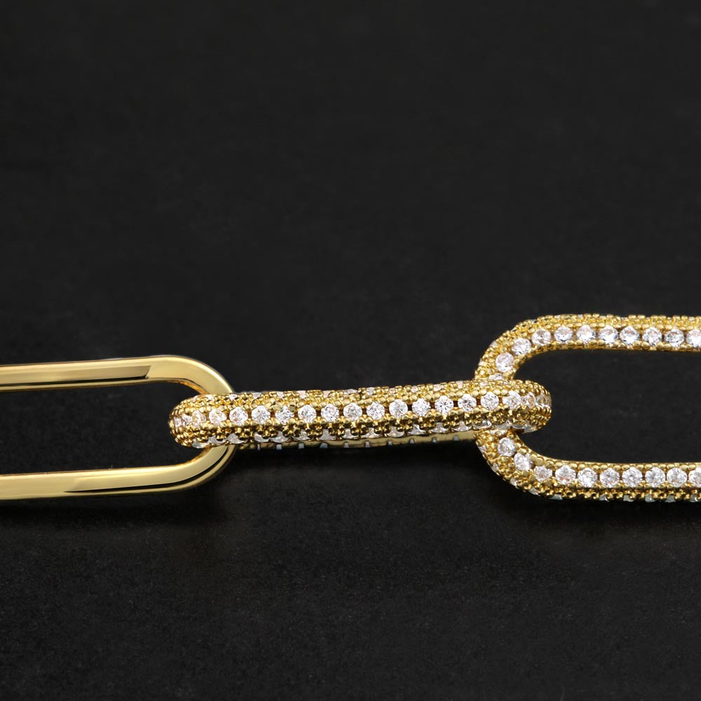 For The Boss Lady – Gold Paperclip Chain Necklace – Empowering Gift for Wife, Girlfriend, or Entrepreneur