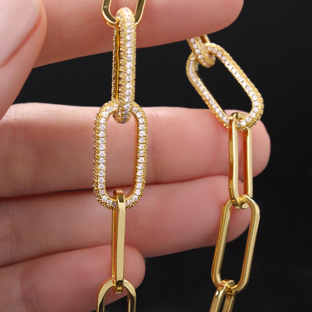 For The Boss Lady – Gold Paperclip Chain Necklace – Empowering Gift for Wife, Girlfriend, or Entrepreneur