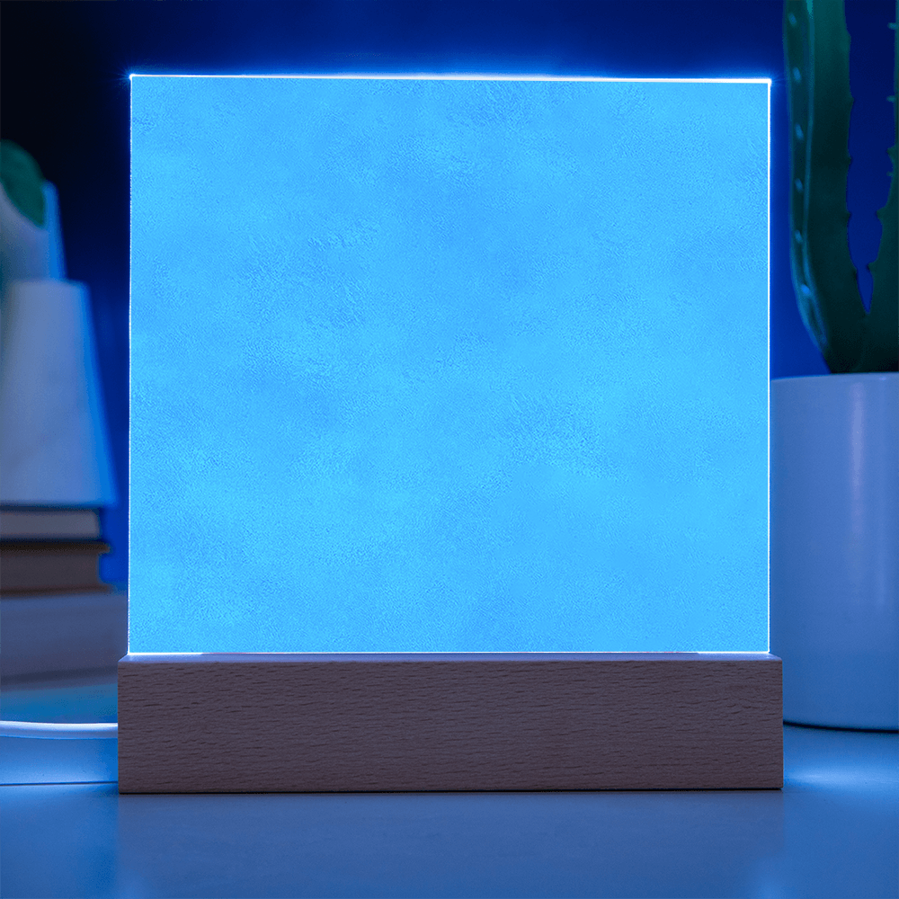 🕊️ Personalized Memorial Light – Angel Wings Engraved Acrylic Plaque | Custom LED Tribute for a Loved One