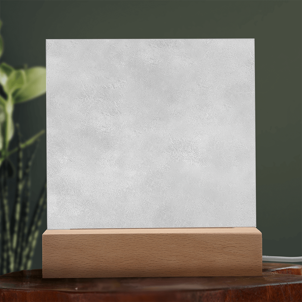 🕊️ Personalized Memorial Light – Angel Wings Engraved Acrylic Plaque | Custom LED Tribute for a Loved One