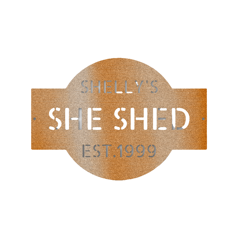🏷️ Versatile Custom Plaque – Personalized Steel Sign with 3 Lines of Text