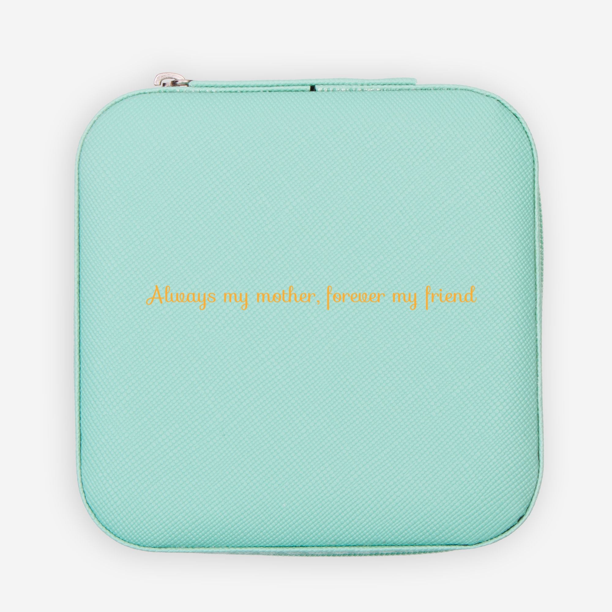 🌸 To My Mother – Jewelry Travel Case | “Always My Mother, Forever My Friend” Keepsake Gift