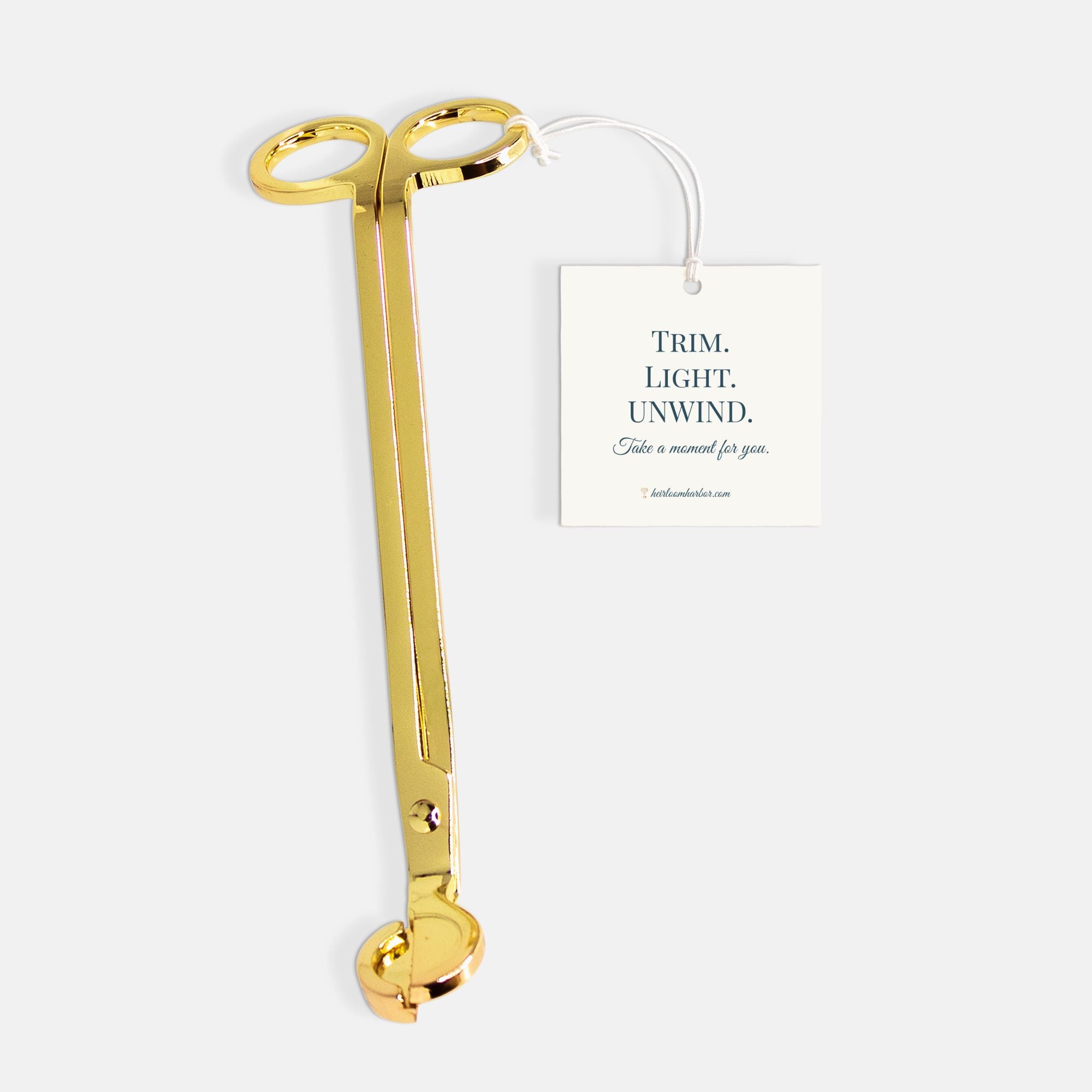Candle Wick Trimmer – Gold, Silver, or Black with Gift Tag | Trim. Light. Unwind.