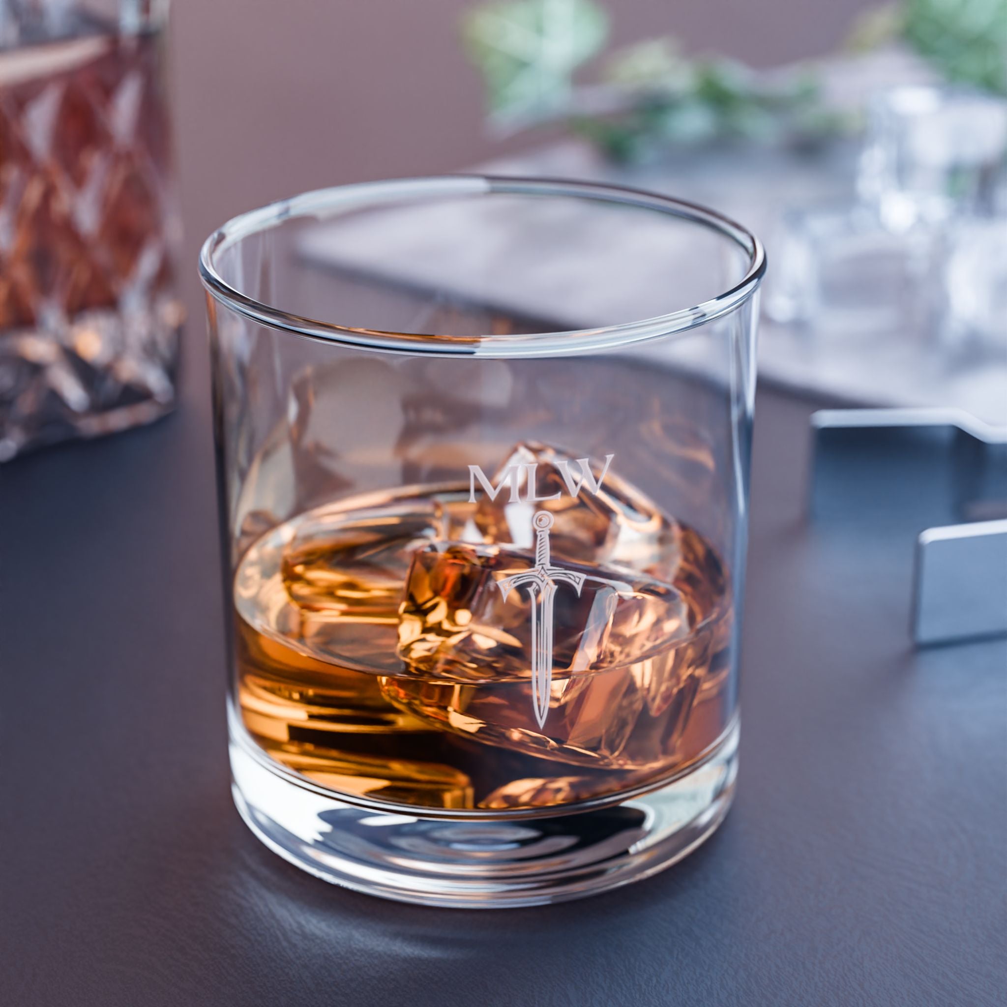 Personalized Engraved Rocks Glass, 10oz Whiskey Glass, Perfect Gift for Men, Groomsmen, Husbands, Dad