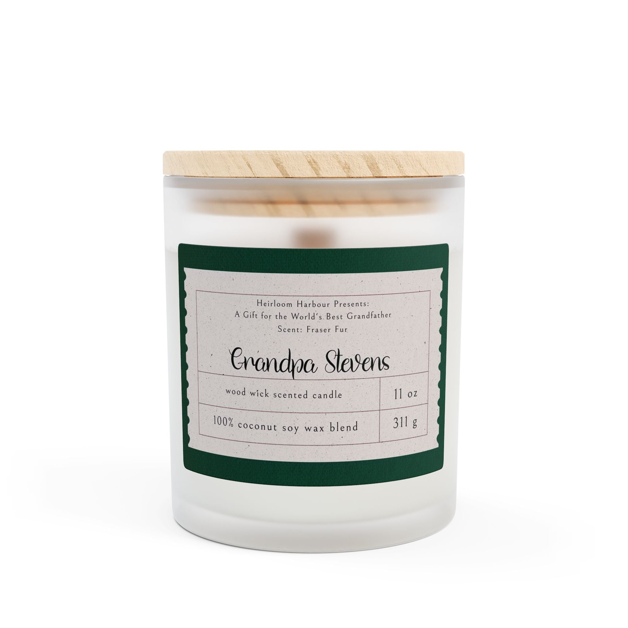 🕯️Personalized Scented Candle with Name Label – Custom Gift for Teacher, Friend, Grandparent, or Loved One | Choose from 9 Cozy Scents