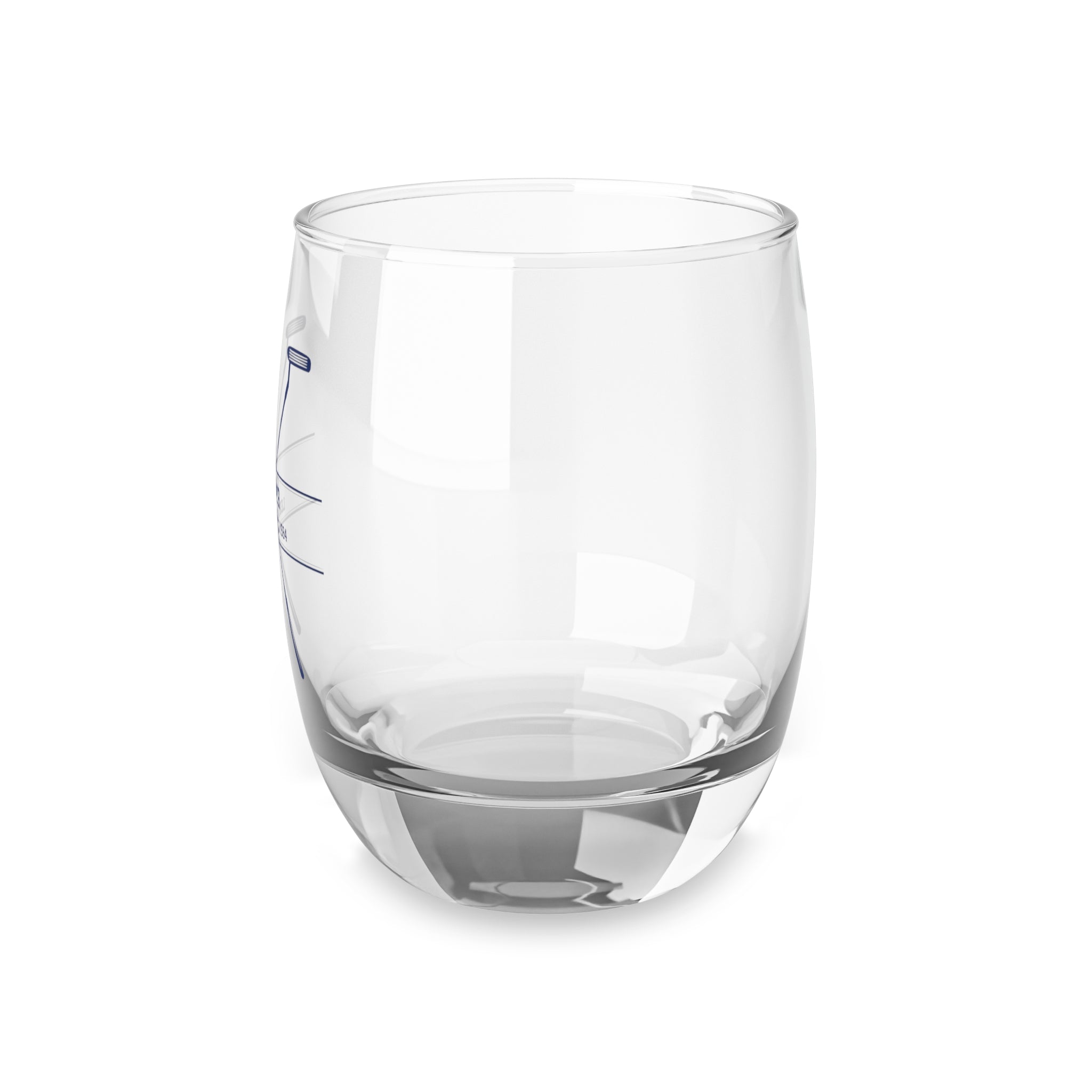 Personalized Whiskey Glass – Golf Monogram with Custom Name & Year – Golf Gift for Dad, Grandpa, or Coach