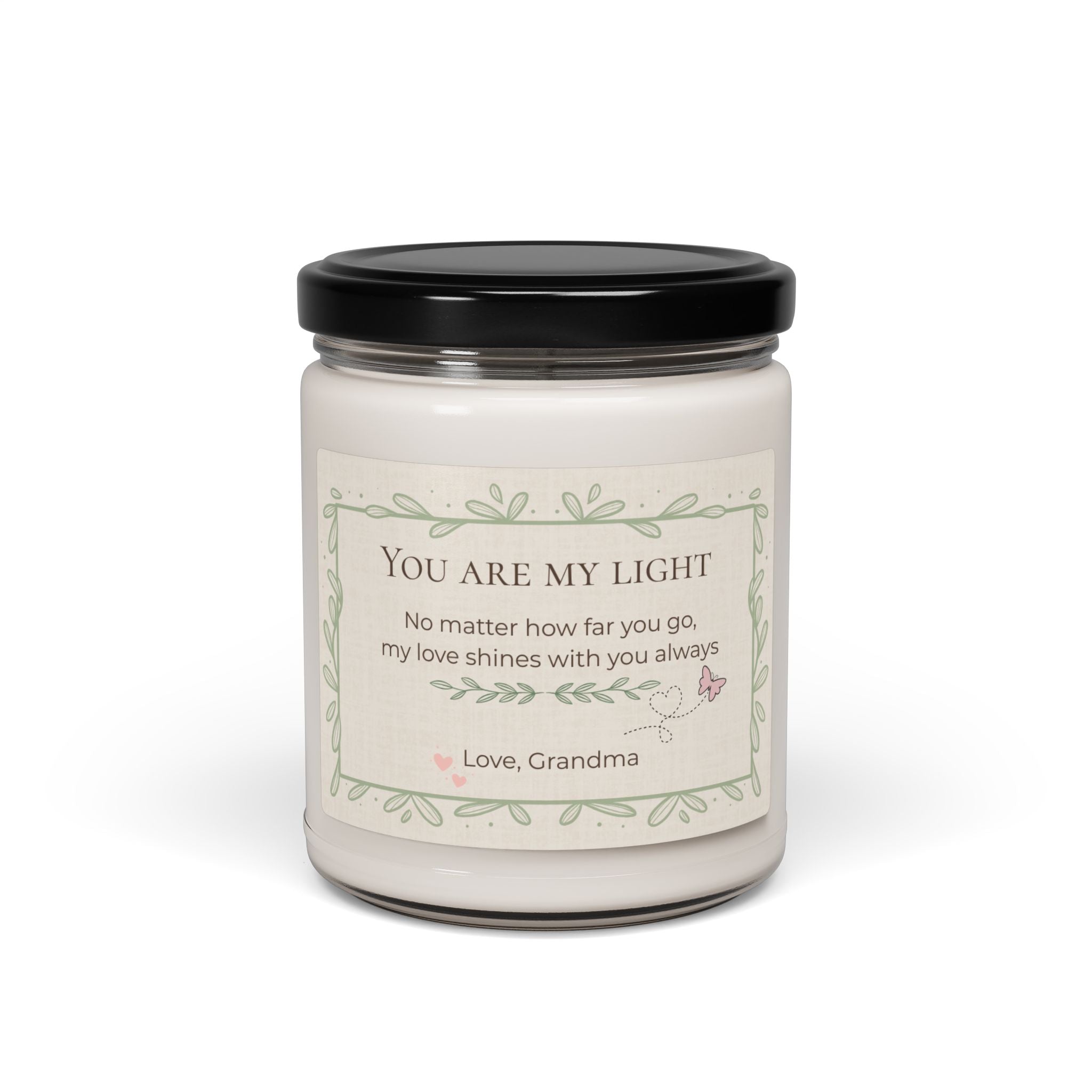 🕯️ You Are My Light – Candle from Grandma (9oz Soy Candle with Scent Options)