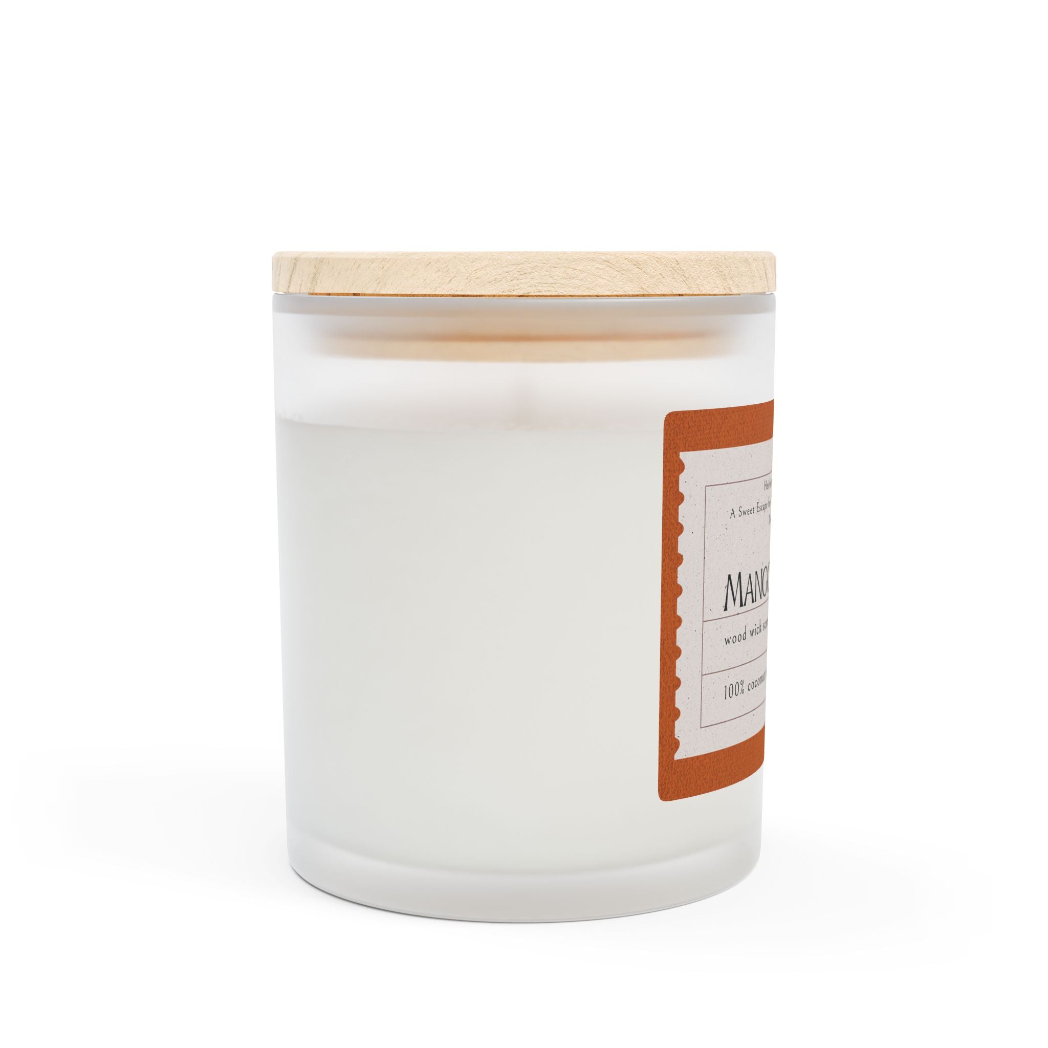 🥭Mango Coconut Wood Wick Candle – Tropical Soy Wax Summer Gift | 11oz