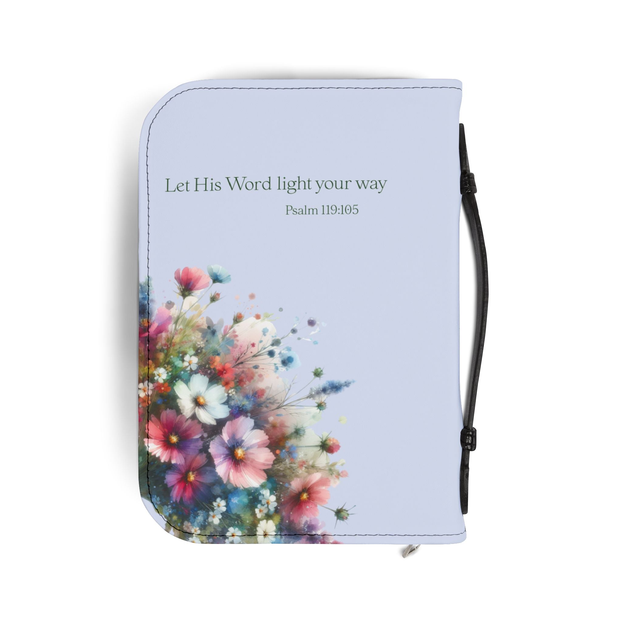 🌸 To My Grandmother Bible Cover – Inspirational Floral Design with Scripture | PU Leather Gift for Christian Women