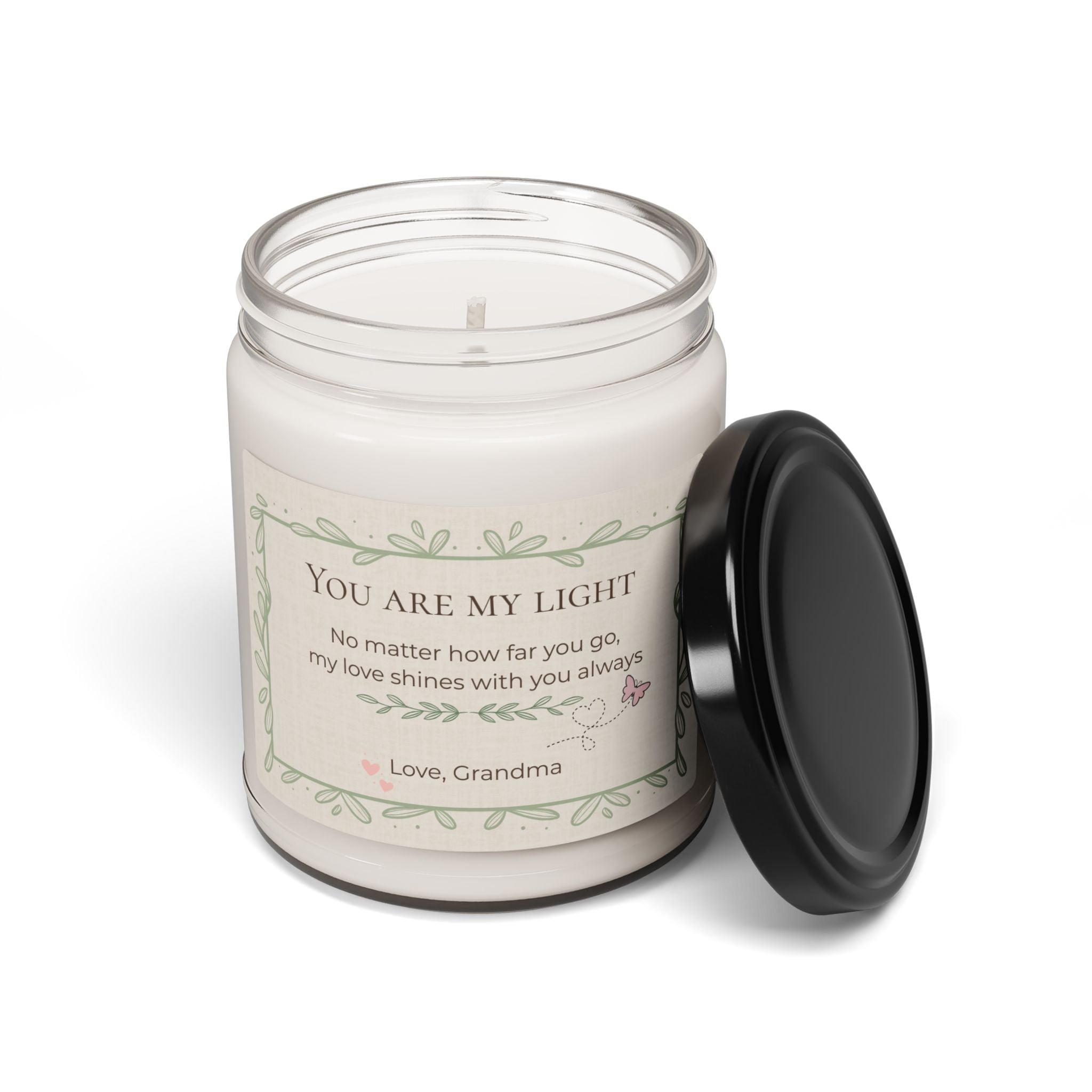 🕯️ You Are My Light – Candle from Grandma (9oz Soy Candle with Scent Options)