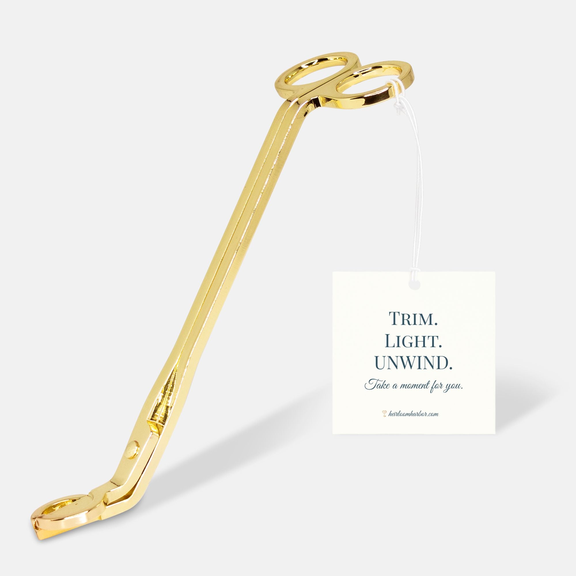 Candle Wick Trimmer – Gold, Silver, or Black with Gift Tag | Trim. Light. Unwind.