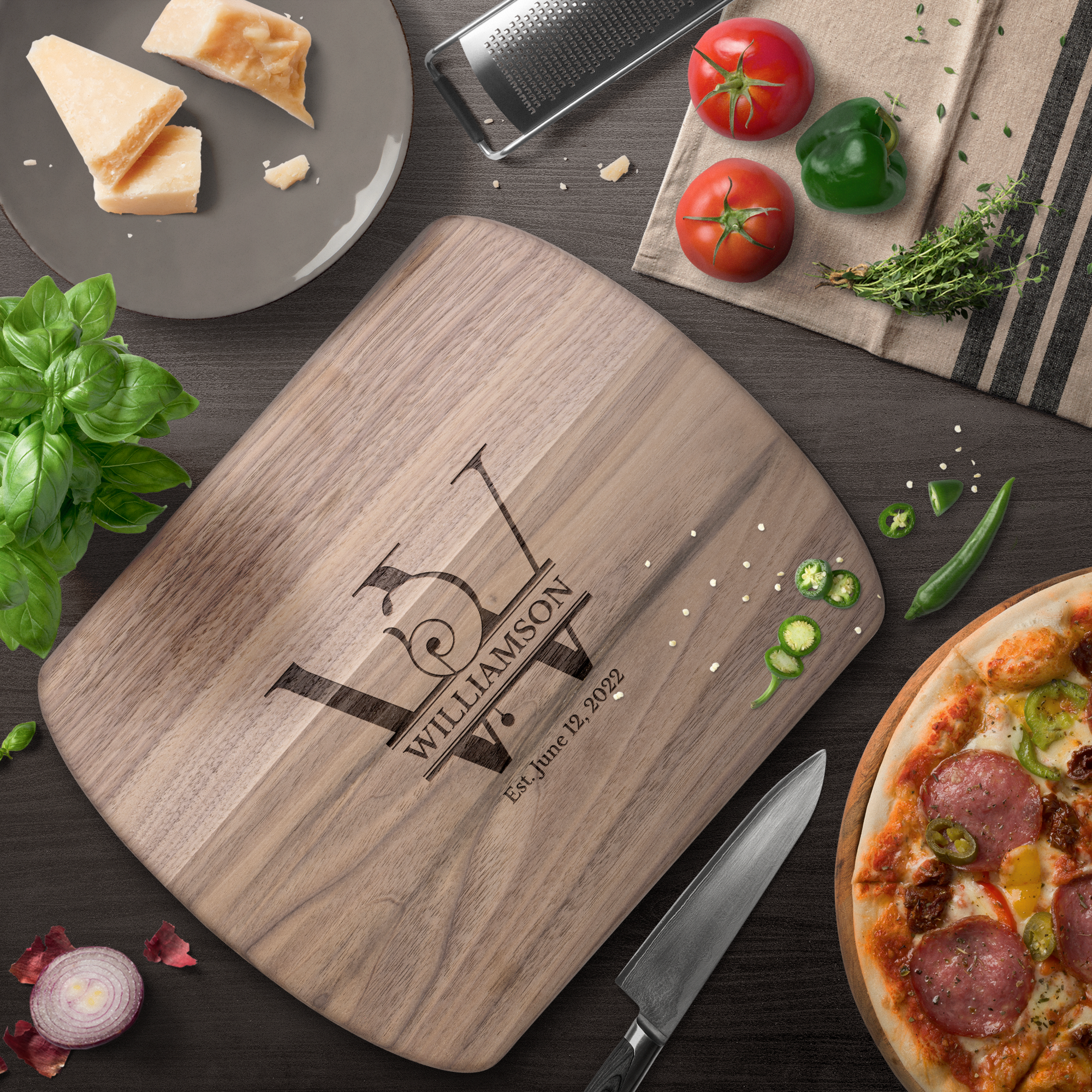 Custom_Family_Monogram_Hardwood_cutting__Dark_Rounded_H_Lifestyle_Mockup.png