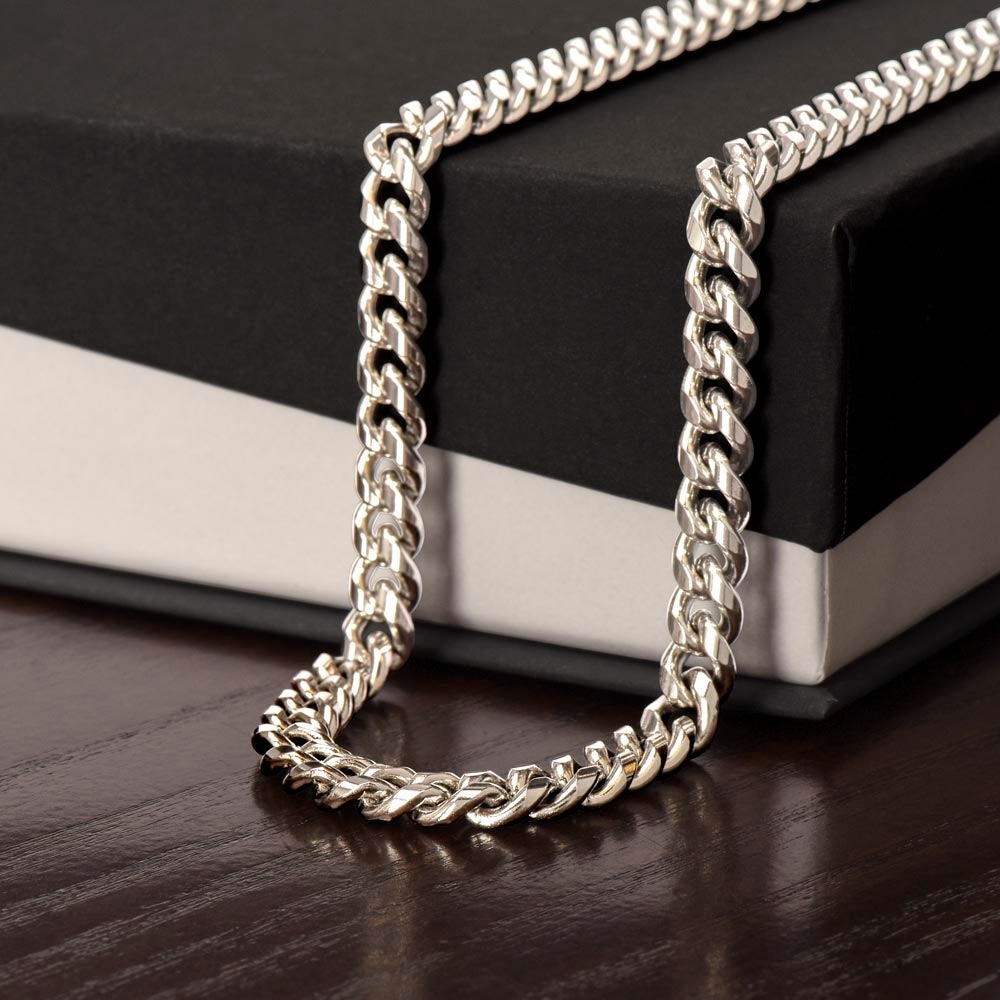 Men's Cuban Link Chain Necklace to Celebrate that Special Man in Your Life