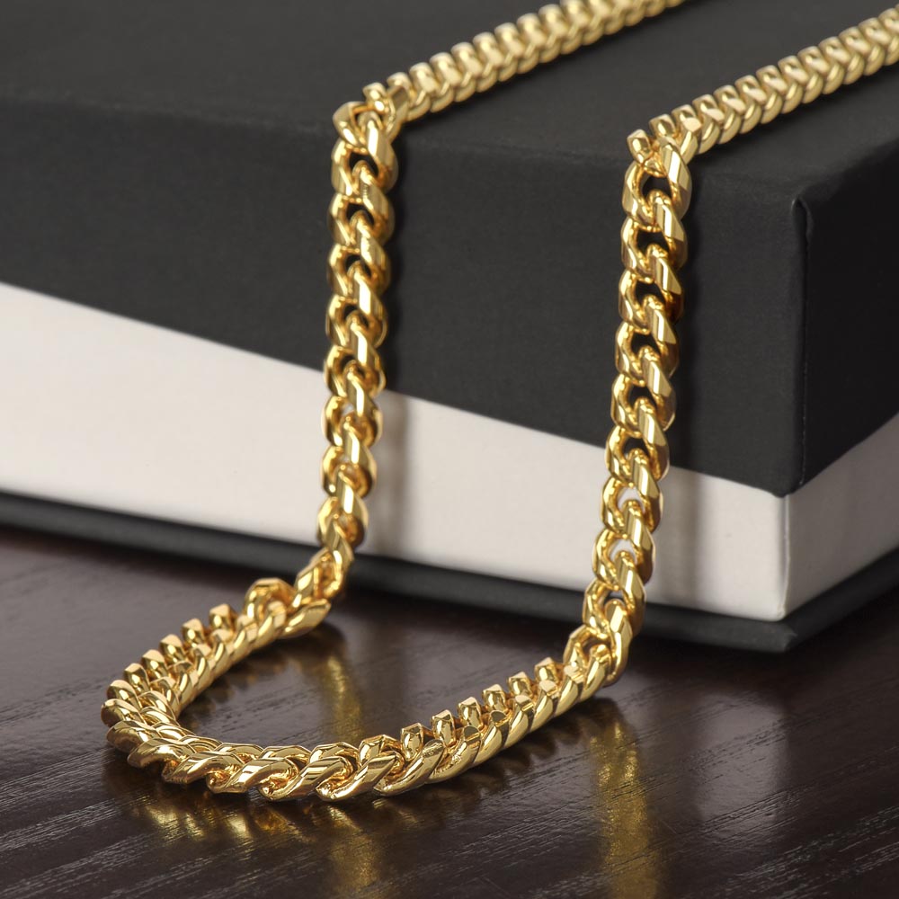 Men's Cuban Link Chain Necklace to Celebrate that Special Man in Your Life