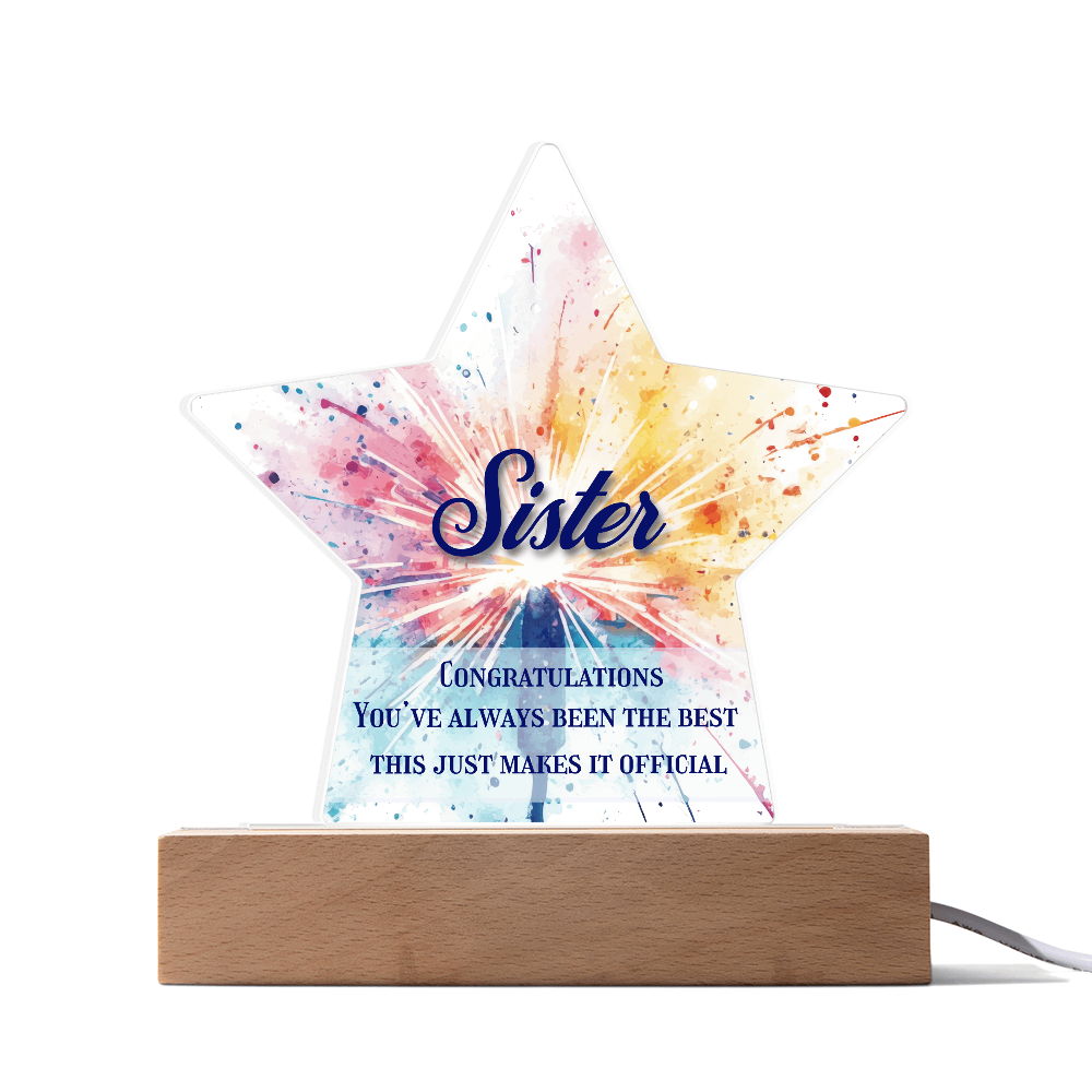 Customized Acrylic Award for that Special Someone
