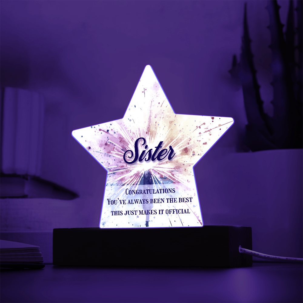 Customized Acrylic Award for that Special Someone