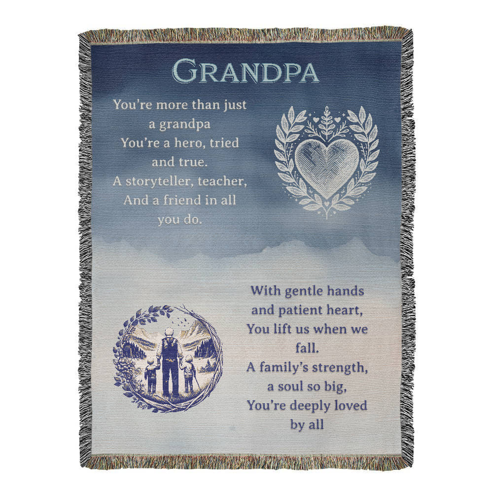 To My Grandpa, Touching Blanket Poem
