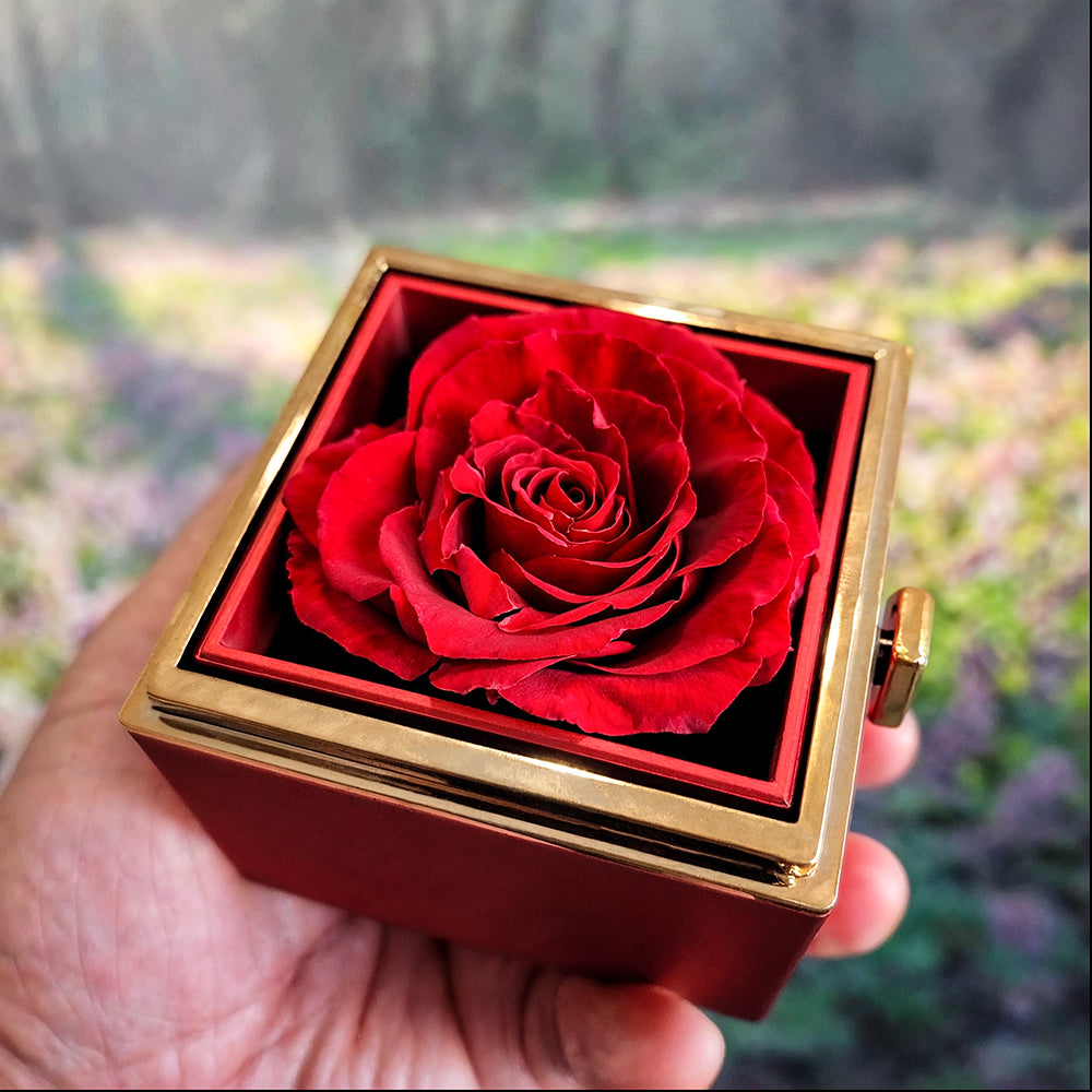 To My Soulmate, Love Knot Necklace & Rose Presentation Box