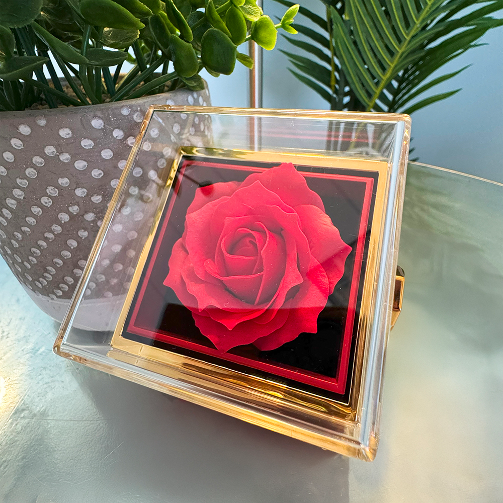 To My Beautiful Mom – Love Knot Necklace with Preserved Rose Box – Sentimental Gift from Daughter or Child
