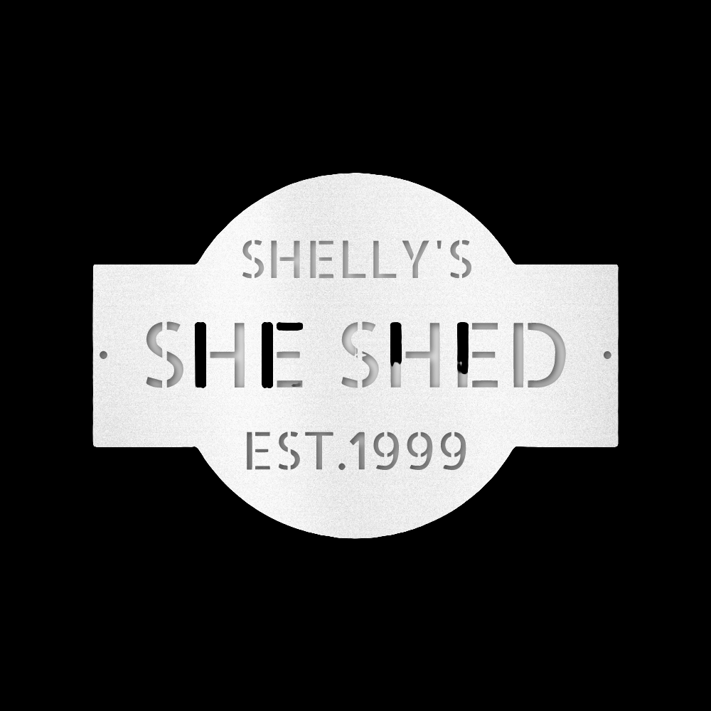 🏷️ Versatile Custom Plaque – Personalized Steel Sign with 3 Lines of Text