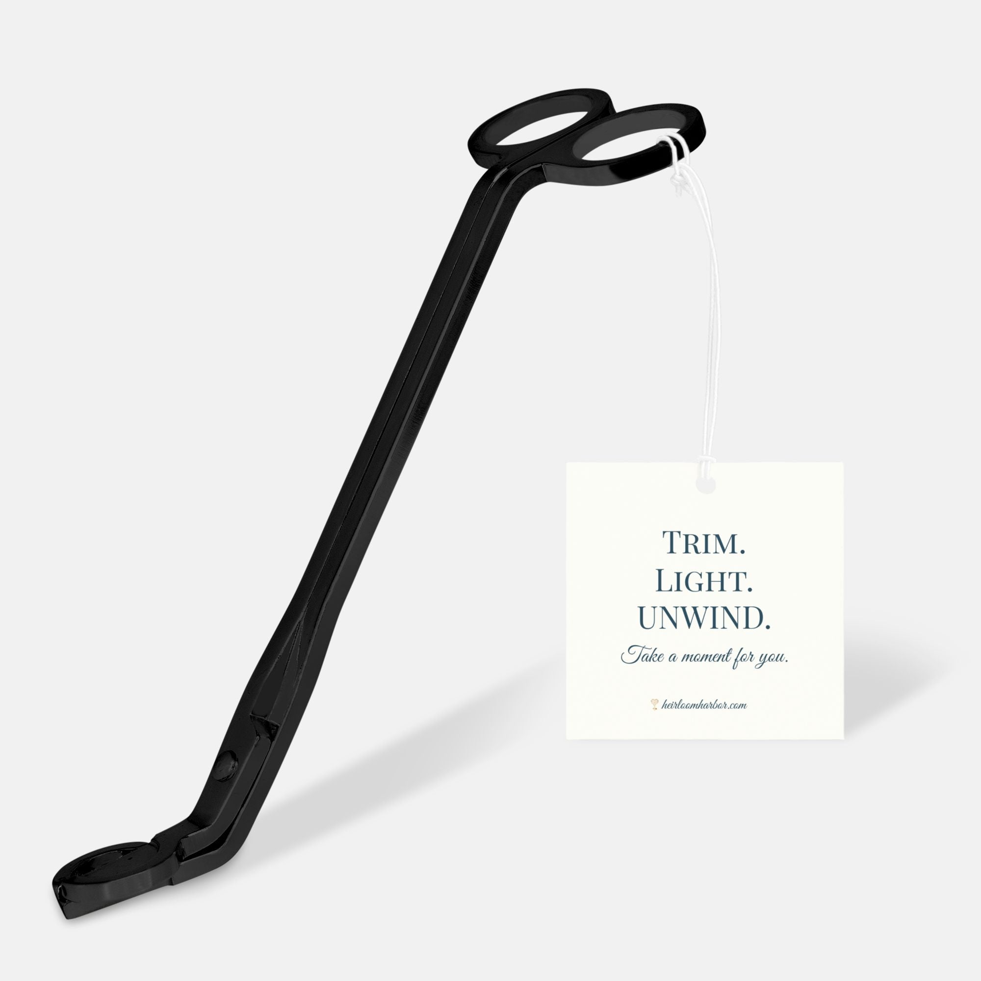 Candle Wick Trimmer – Gold, Silver, or Black with Gift Tag | Trim. Light. Unwind.