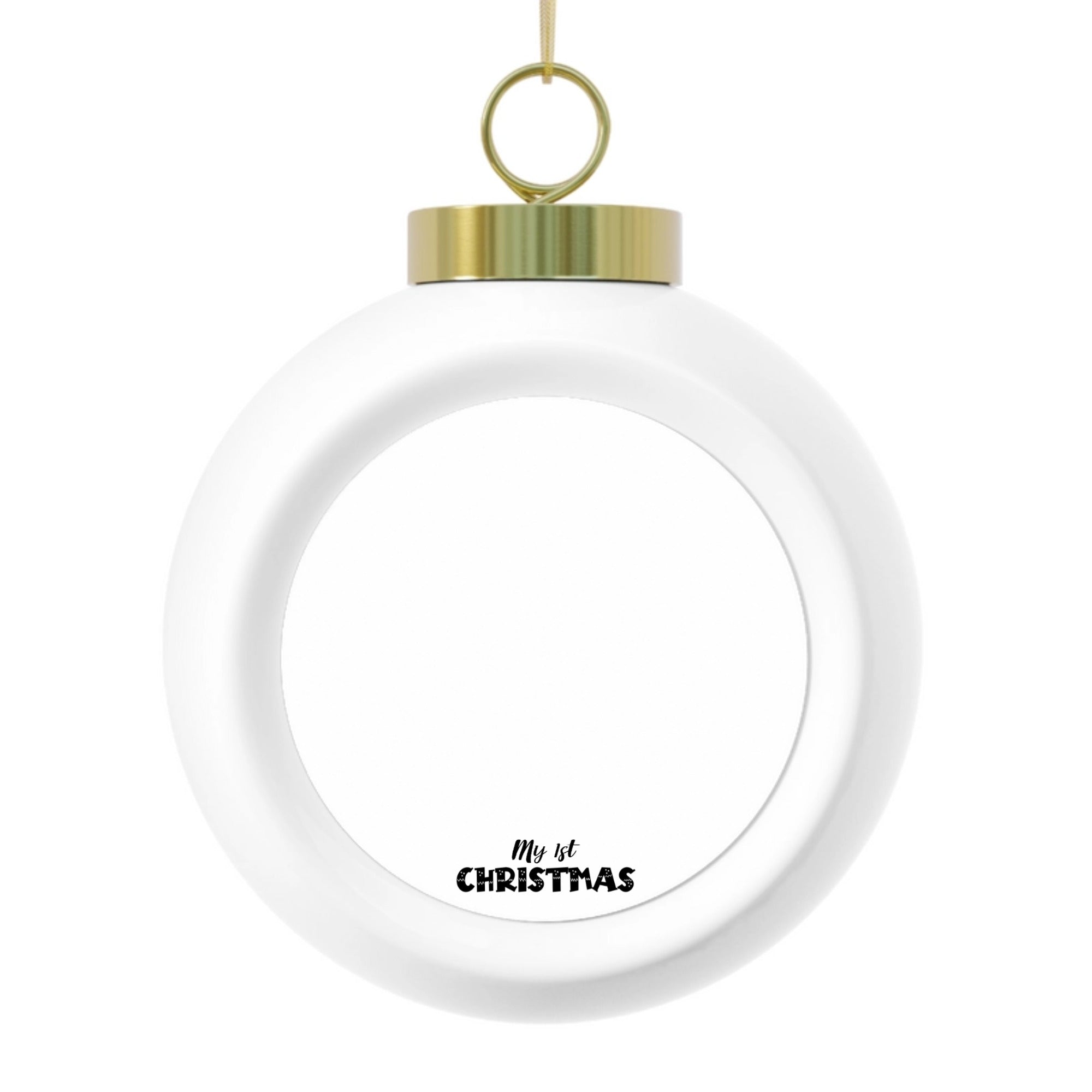 Personalized Baby’s First Christmas Ornament – Custom Photo Ceramic Keepsake, Vintage Style Tree Decoration, New Baby Holiday Gift